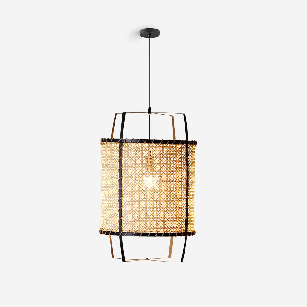 Meyda Lampe Suspendue en Rotin Tressé Organique - Neutralighting
