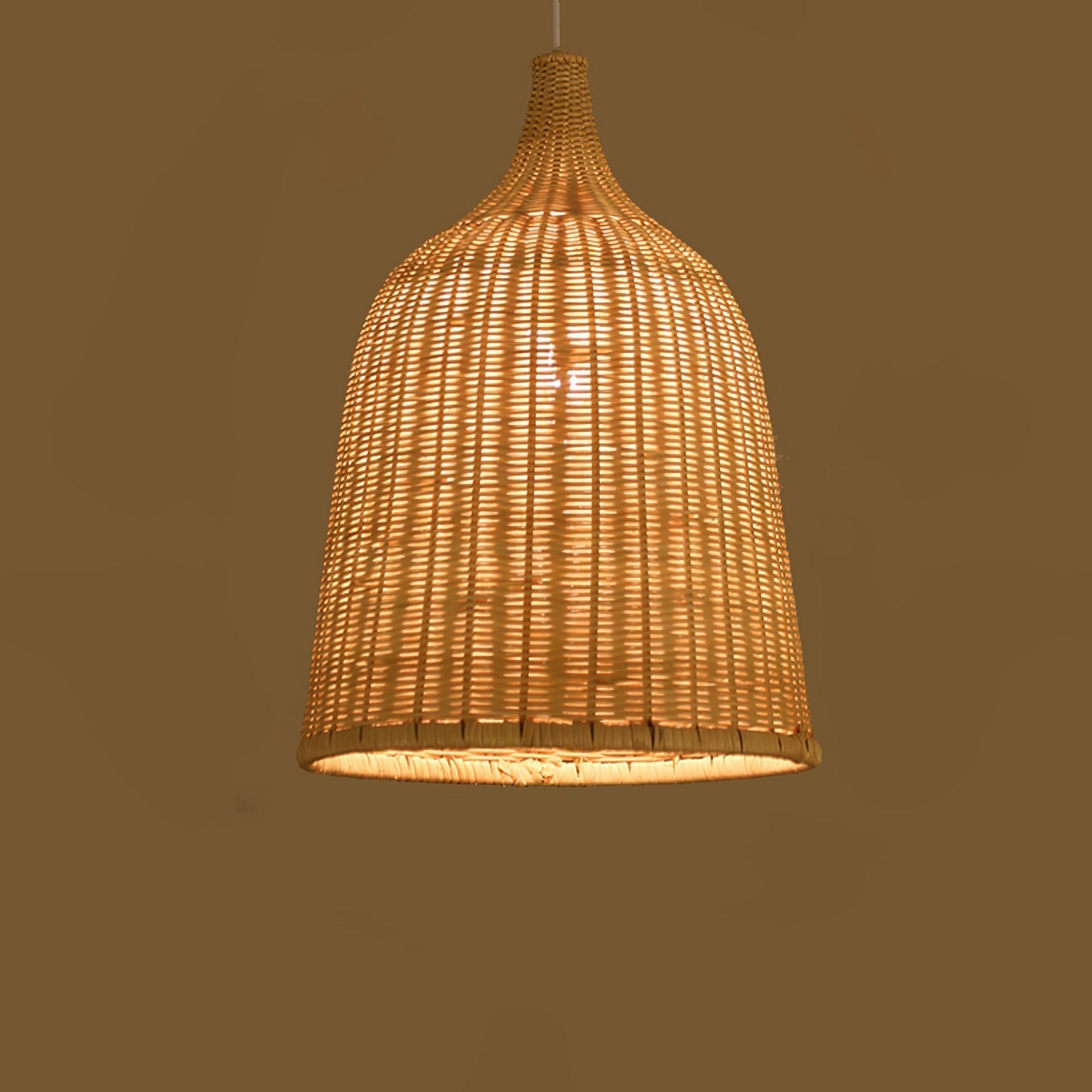Willow Lustre Suspendu En Rattan Rustique - Neutralighting