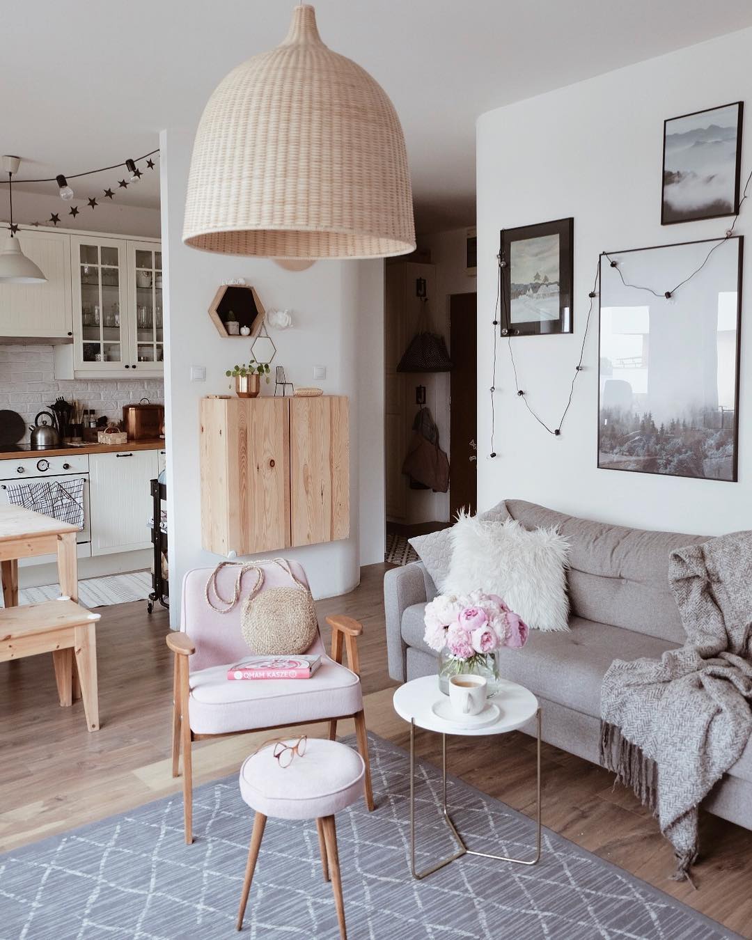 Willow Lustre Suspendu En Rattan Rustique - Neutralighting