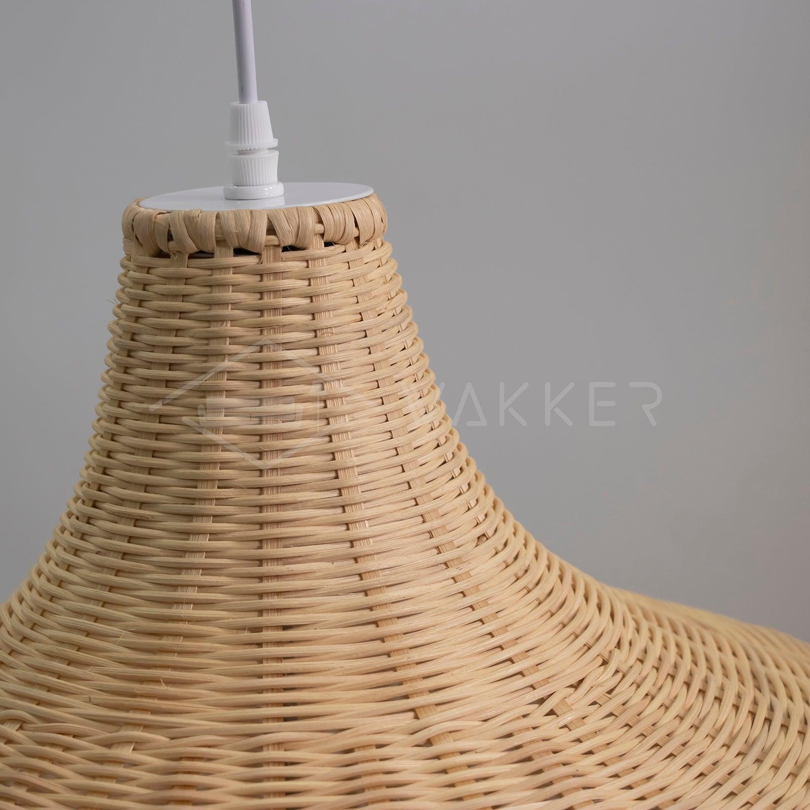 Willow Lustre Suspendu En Rattan Rustique - Neutralighting