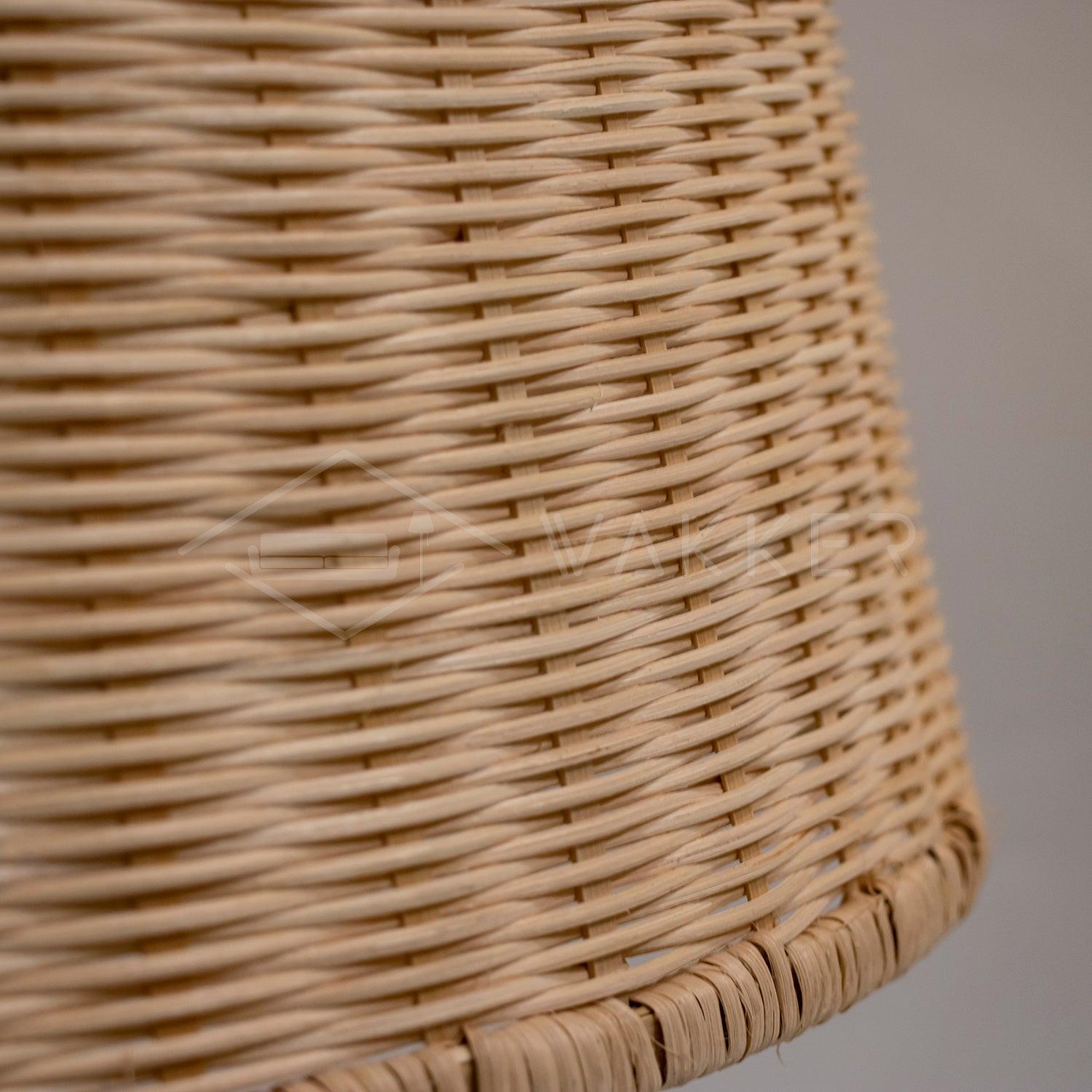 Willow Lustre Suspendu En Rattan Rustique - Neutralighting