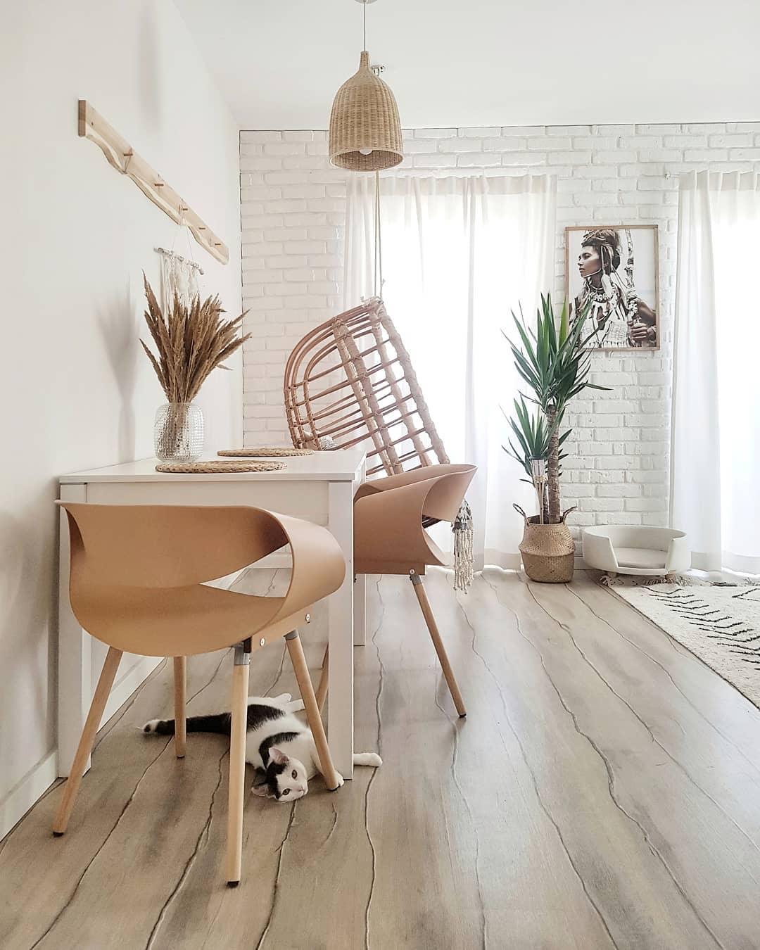 Willow Lustre Suspendu En Rattan Rustique - Neutralighting