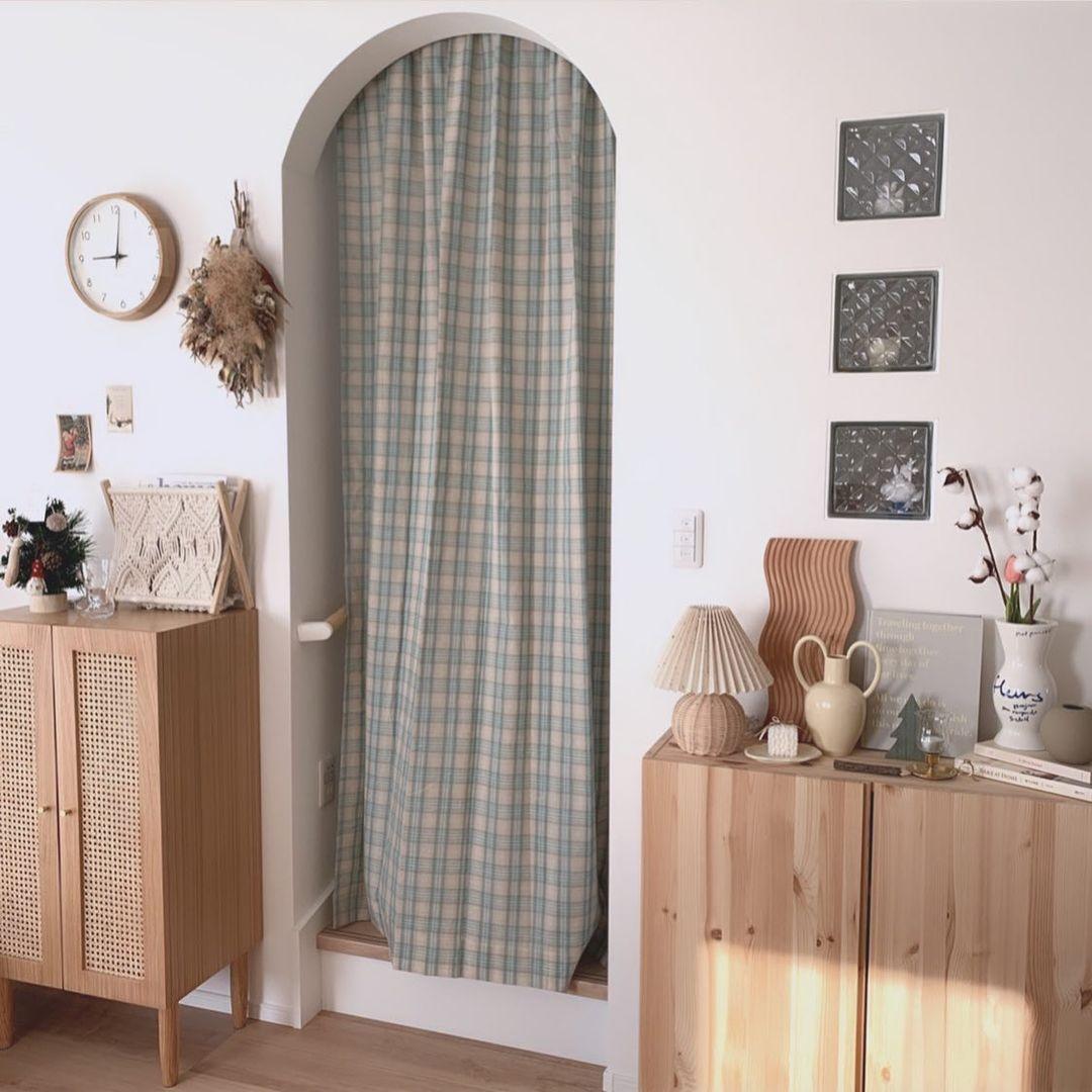 Zara Lampe de table en rotin plissé - Neutralighting