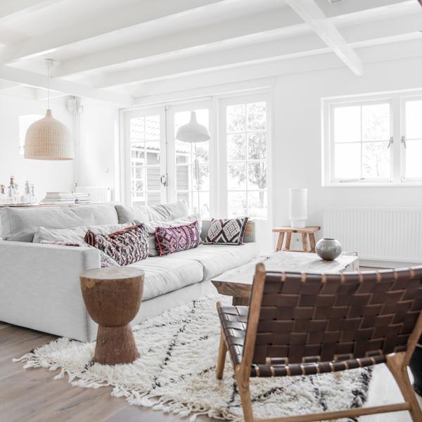 Willow Lustre Suspendu En Rattan Rustique - Neutralighting