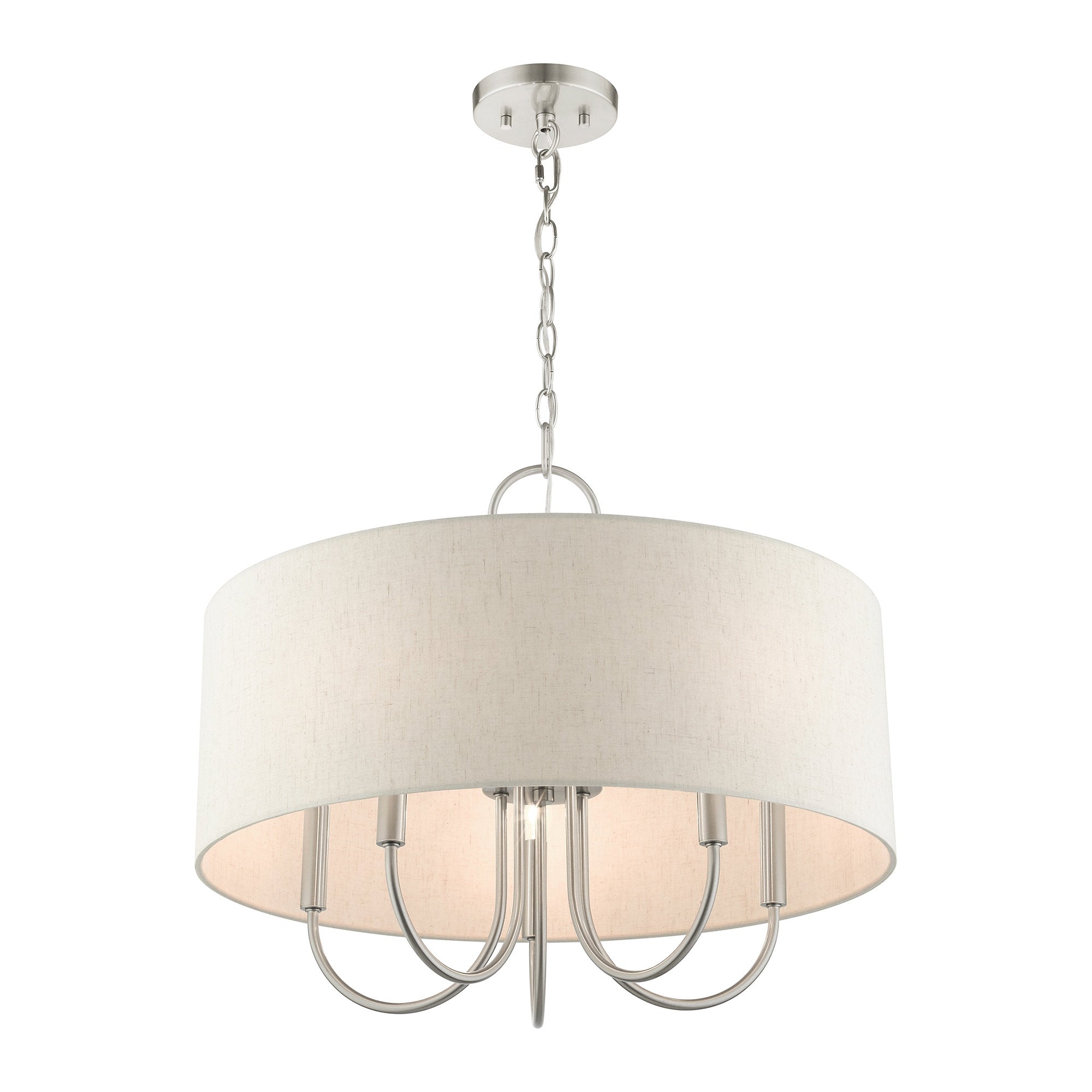 Ovyneth Classic Vintage Drum Fabric Chandelier - Lamp Copper