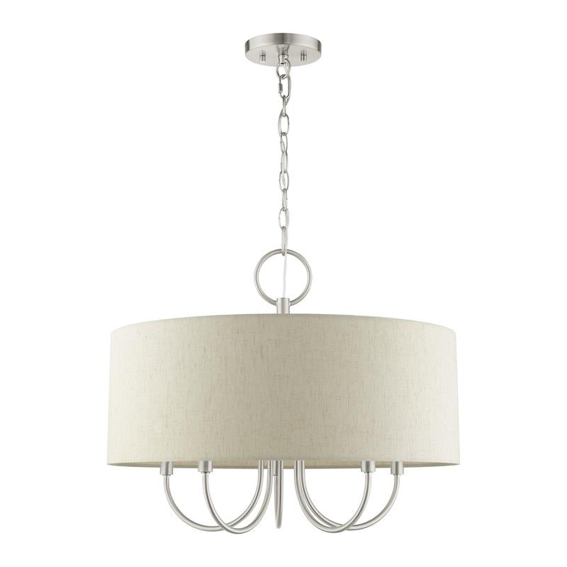 Ovyneth Classic Vintage Drum Fabric Chandelier - Lamp Copper