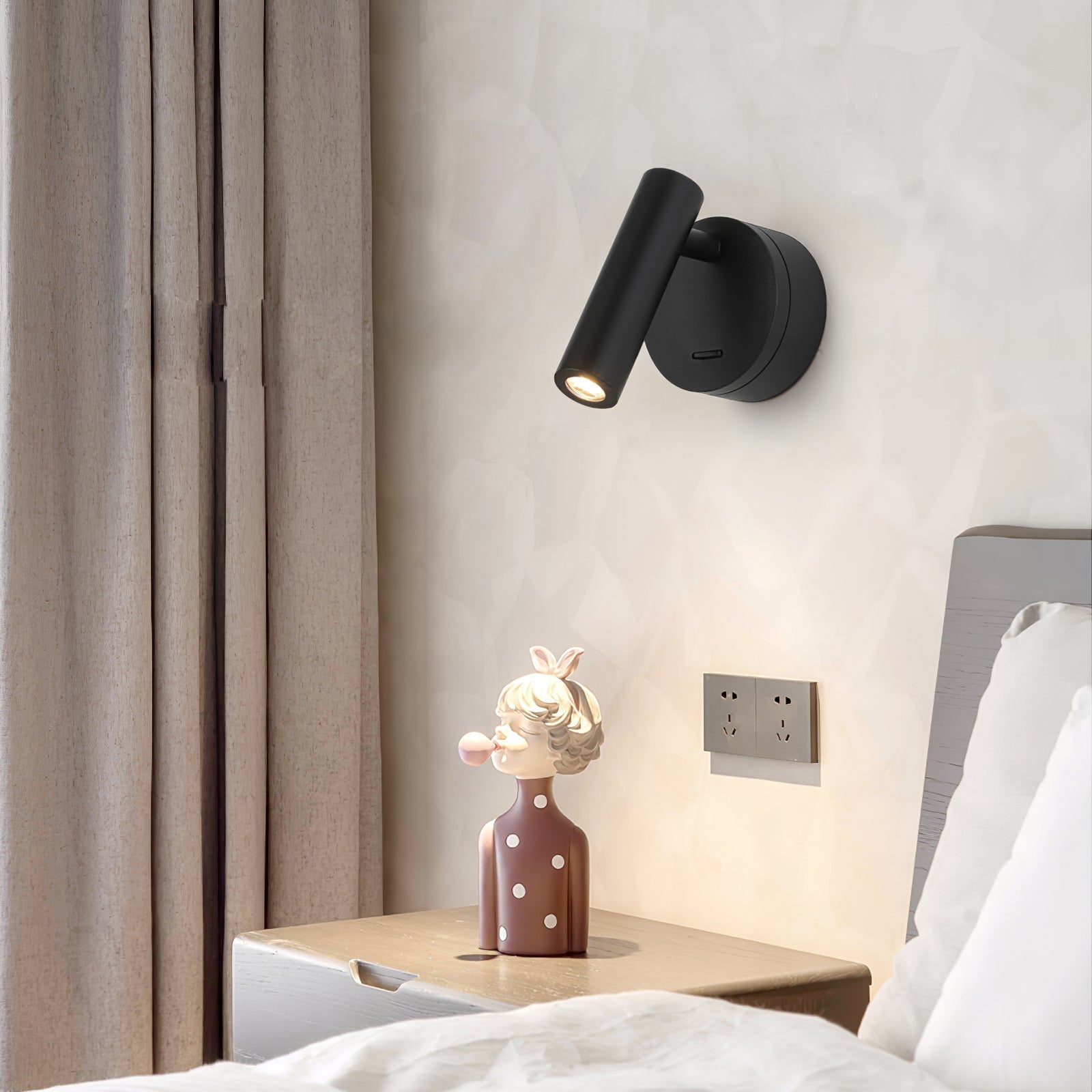 Adela Art Premium Lecture LED Chambre Applique Murale - Neutralighting