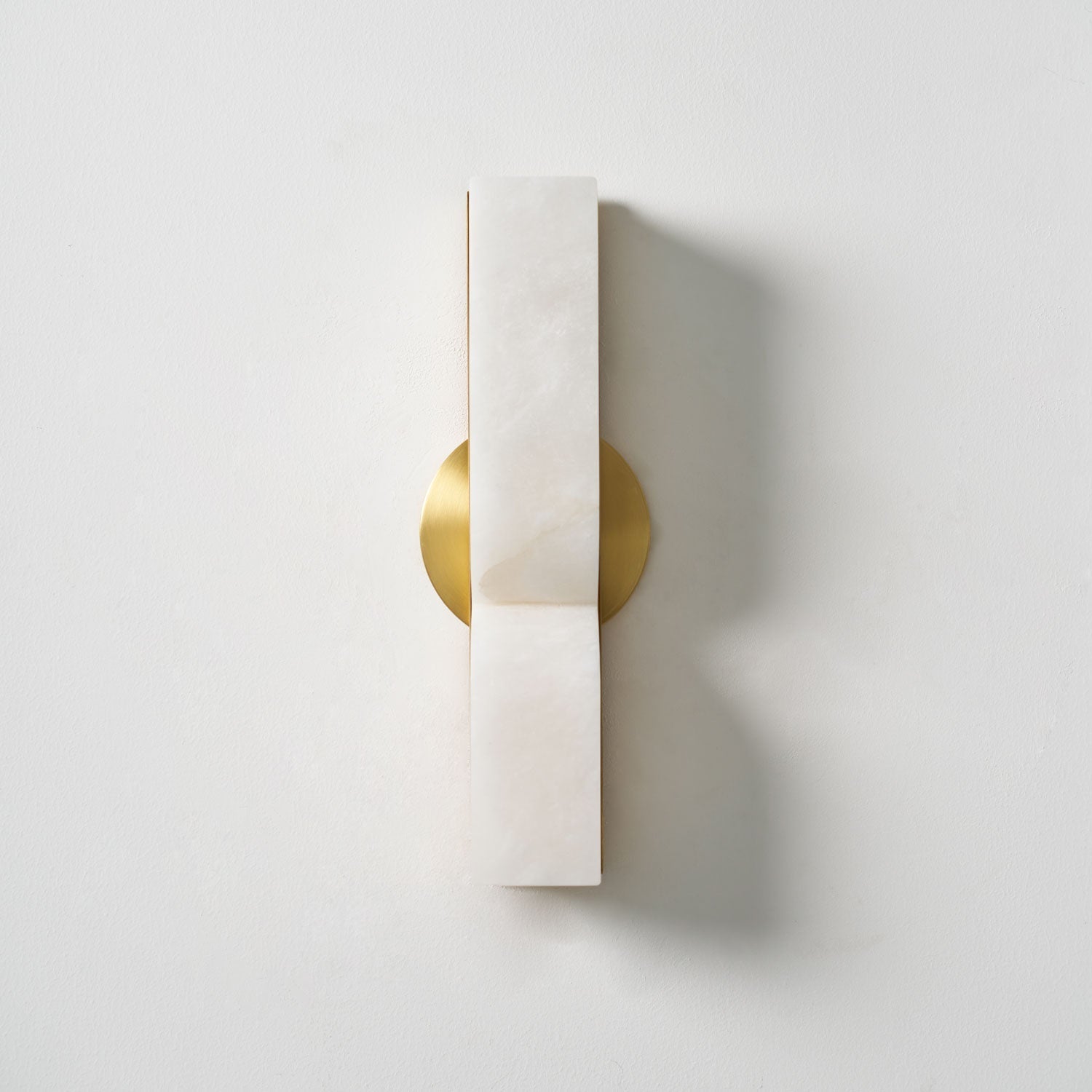 Lyvenisra Modern Minimalist Rectangular Alabaster Wall Lamp - Lamp Copper