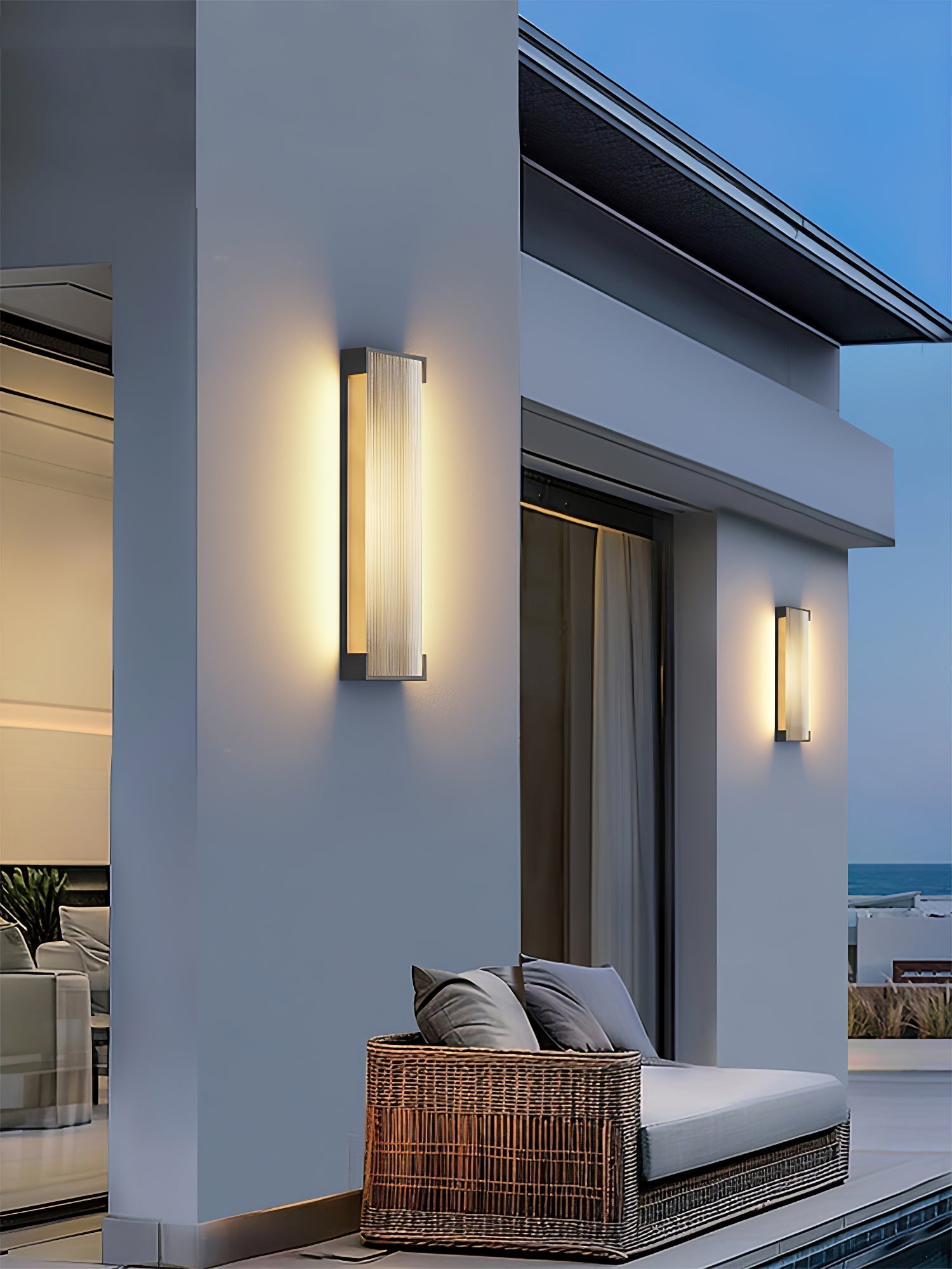 Rectangular Outdoor Wall Light - Blowlighting