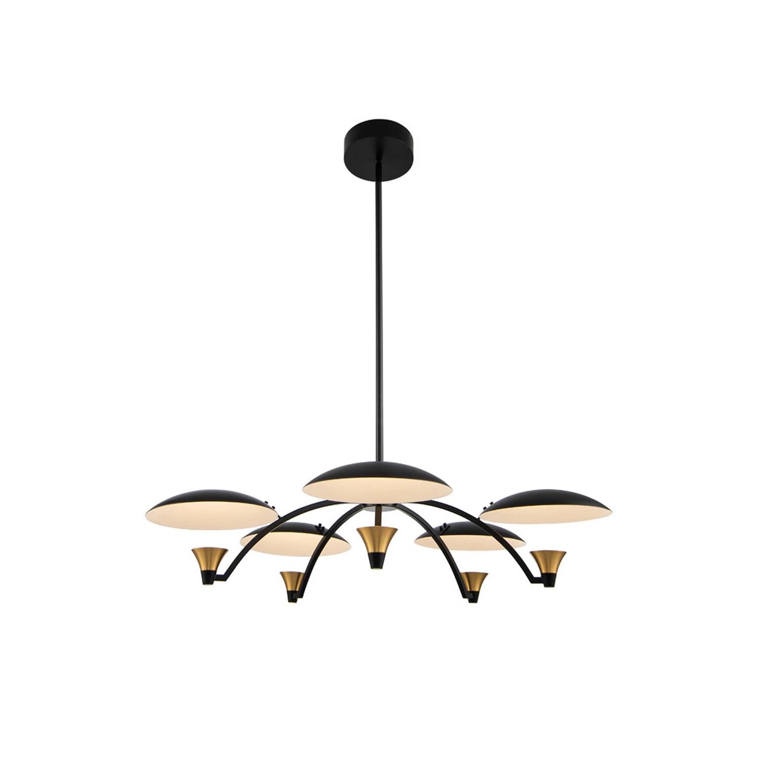 Cumiror Premium Nordic Metal Chandelier - Lamp Copper