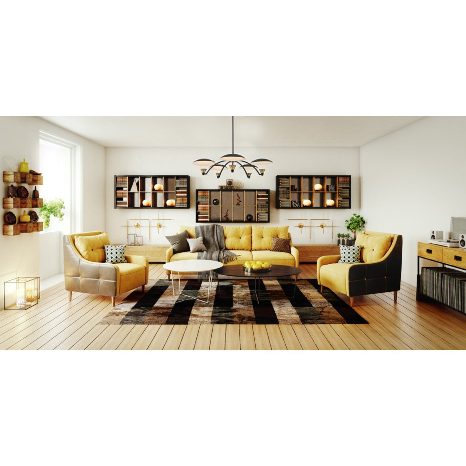 Cumiror Premium Nordic Metal Chandelier - Lamp Copper