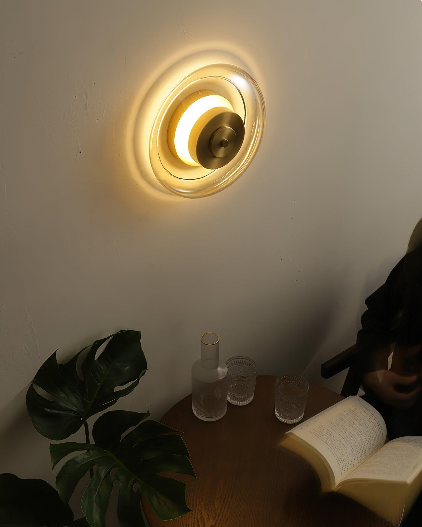 Elysso Lustra Applique Murale Circulaire en Laiton - Neutralighting