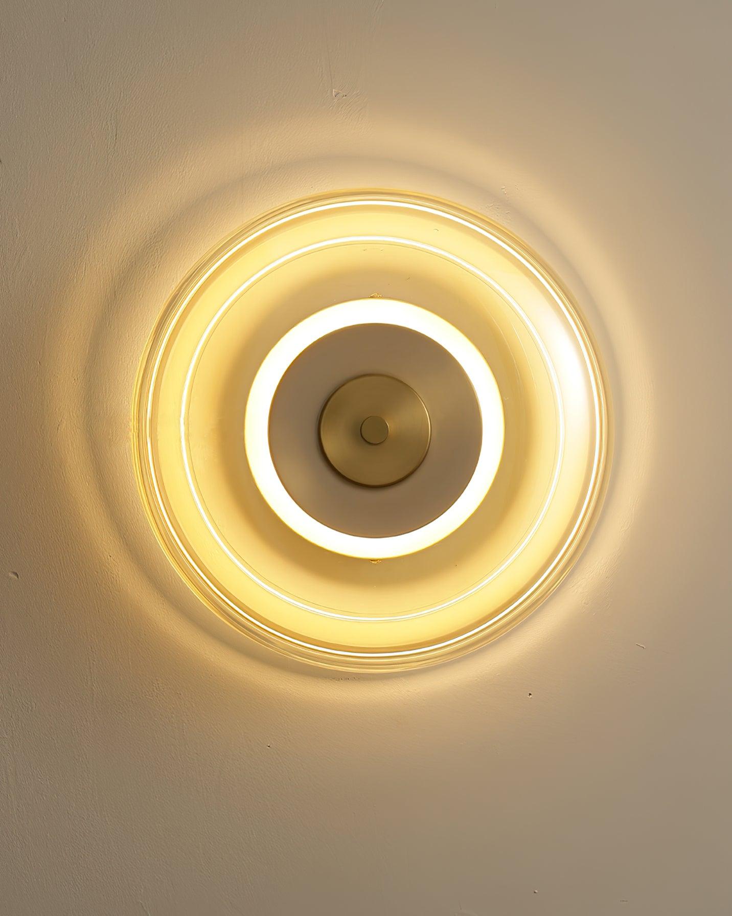 Elysso Lustra Applique Murale Circulaire en Laiton - Neutralighting