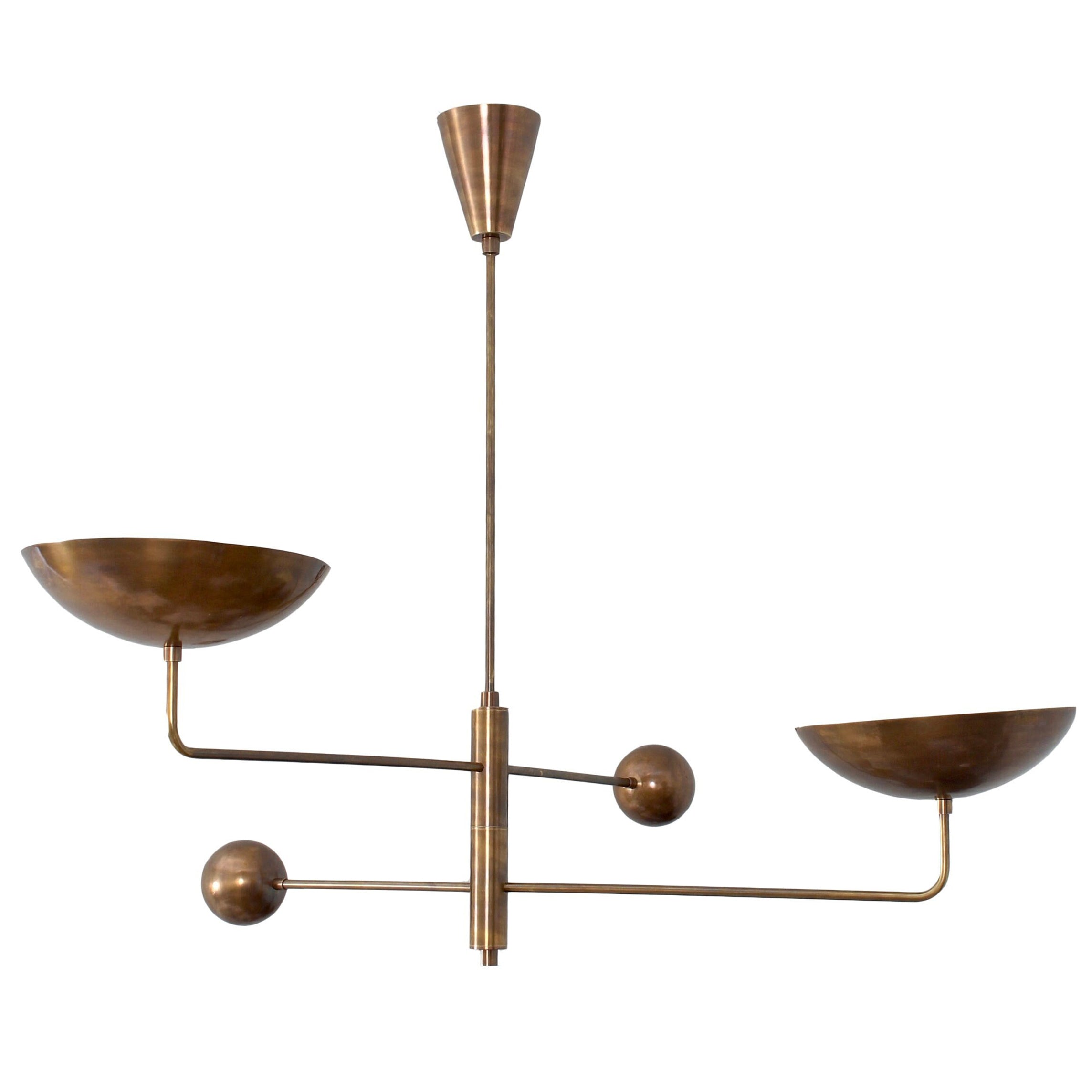 Stella Lustre Sculptural Industriel
