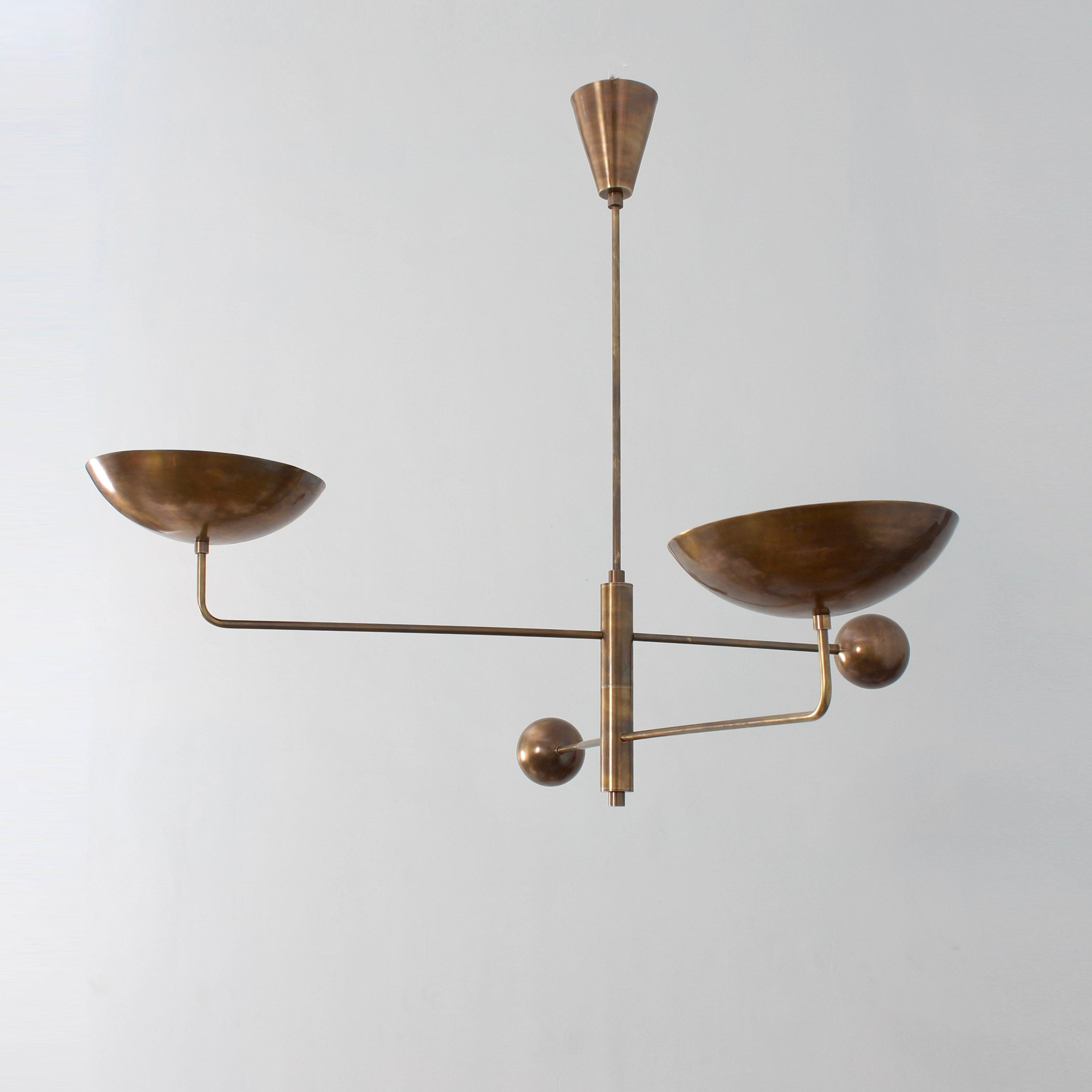 Stella Lustre Sculptural Industriel