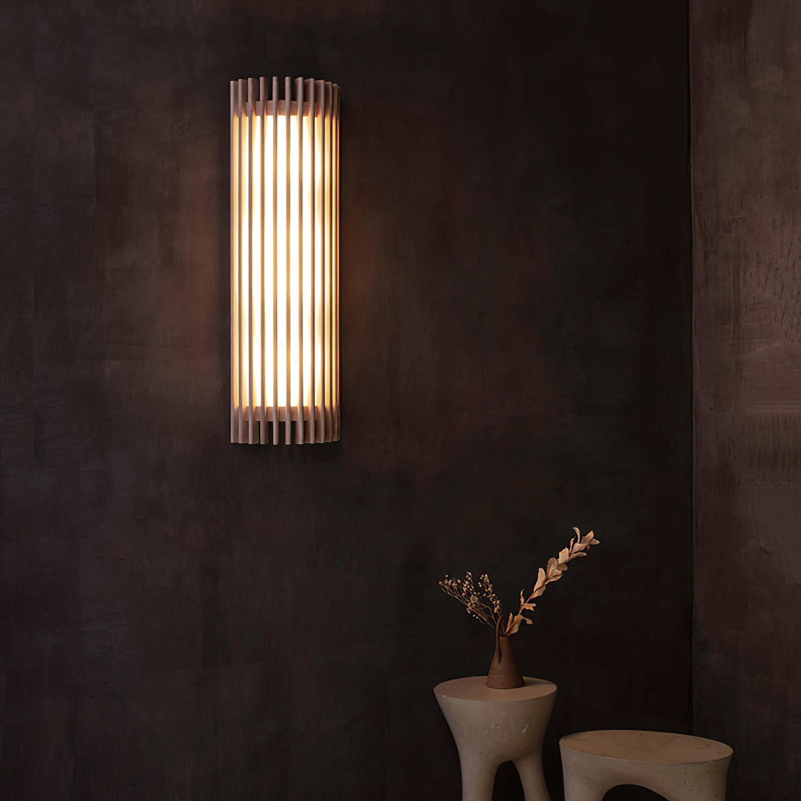 Neyra Applique Murale Intérieure en Noyer - Neutralighting