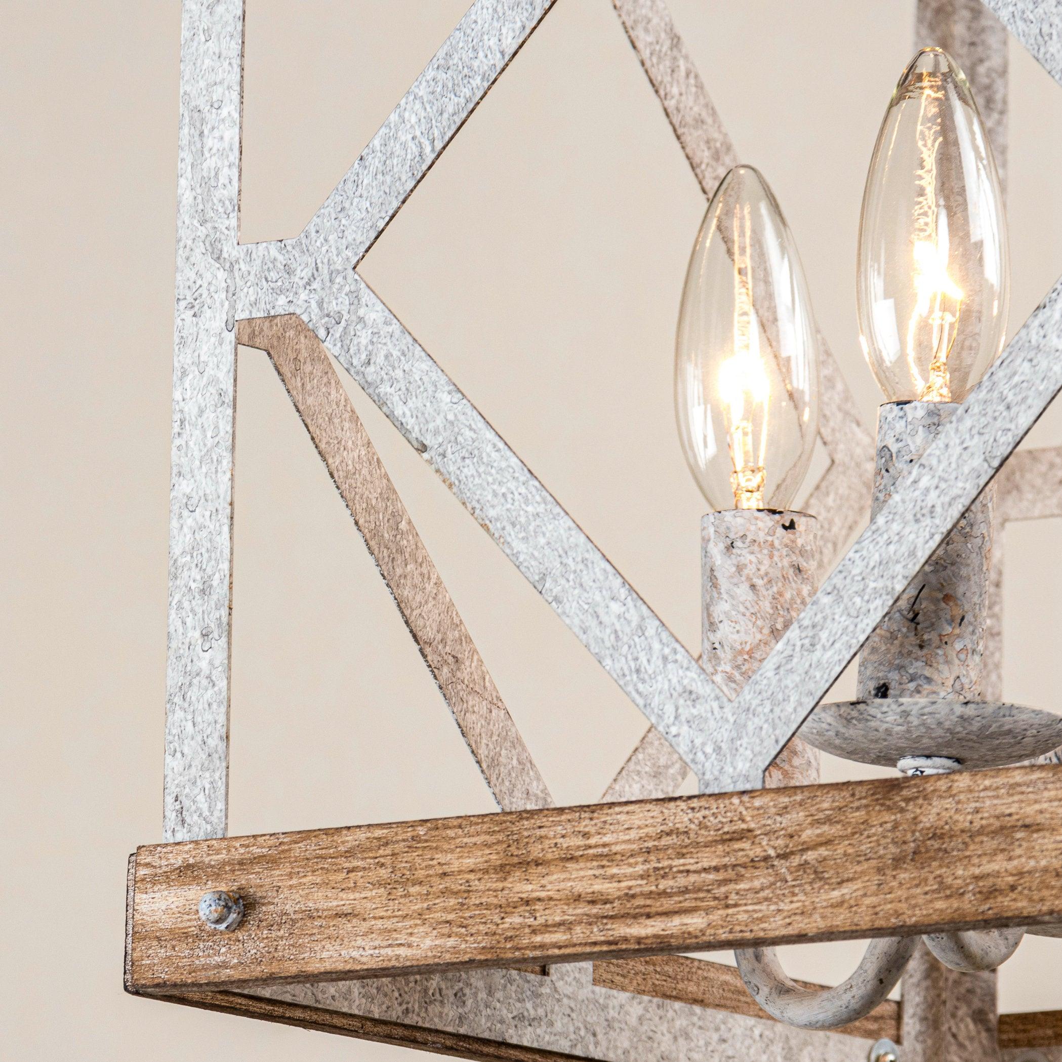 Zelaeora Individual Creativity 4 - Light Wooden Metal Pendant Lamp - Lamp Copper