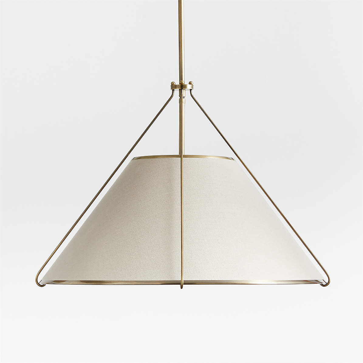 Voloraris Vintage Industrial Conical Fabric Pendant Lamp - Lamp Copper