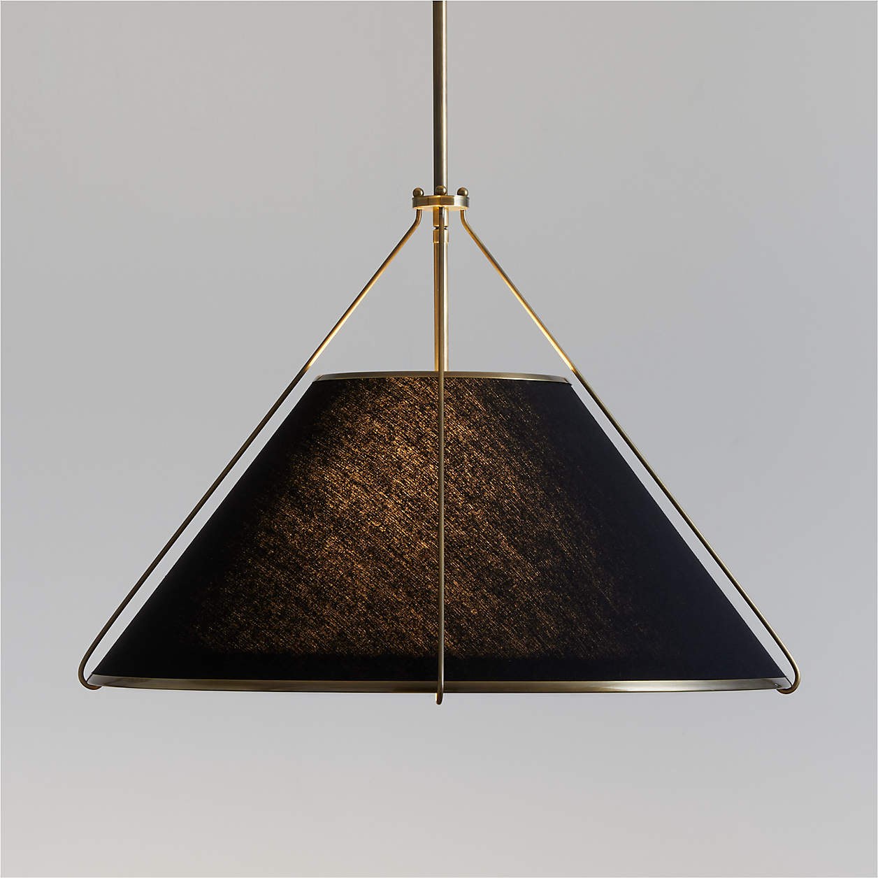 Voloraris Vintage Industrial Conical Fabric Pendant Lamp - Lamp Copper