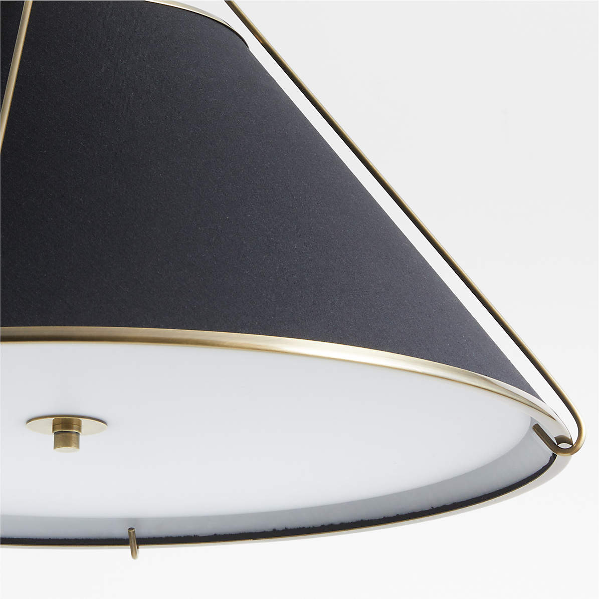 Voloraris Vintage Industrial Conical Fabric Pendant Lamp - Lamp Copper