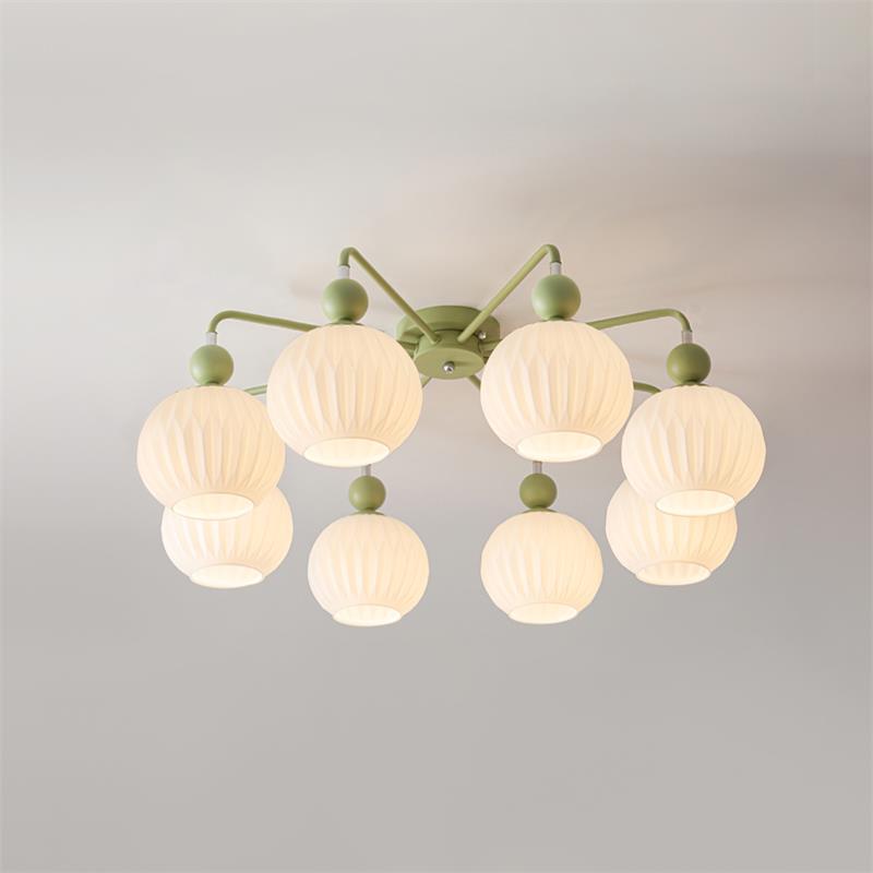 Elveneth Individual Creativity Metal Glass Ceiling Lamp - Lamp Copper