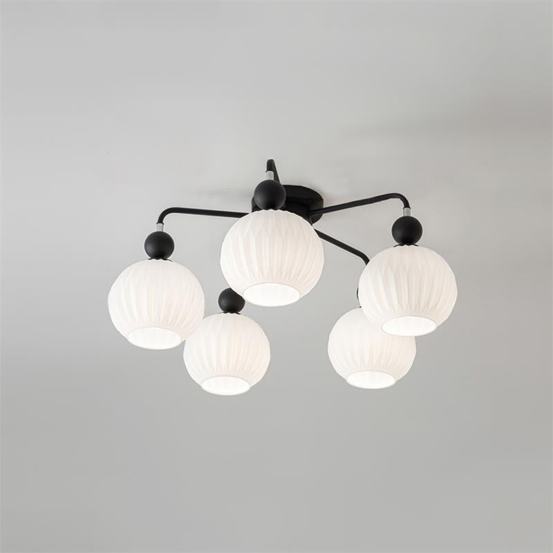 Elveneth Individual Creativity Metal Glass Ceiling Lamp - Lamp Copper
