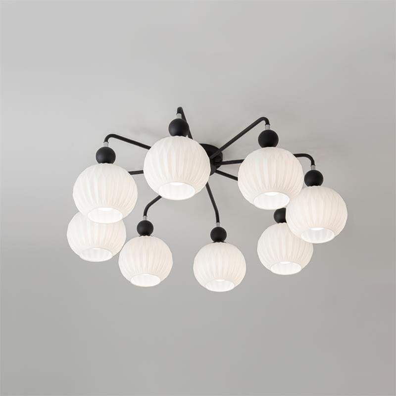 Elveneth Individual Creativity Metal Glass Ceiling Lamp - Lamp Copper