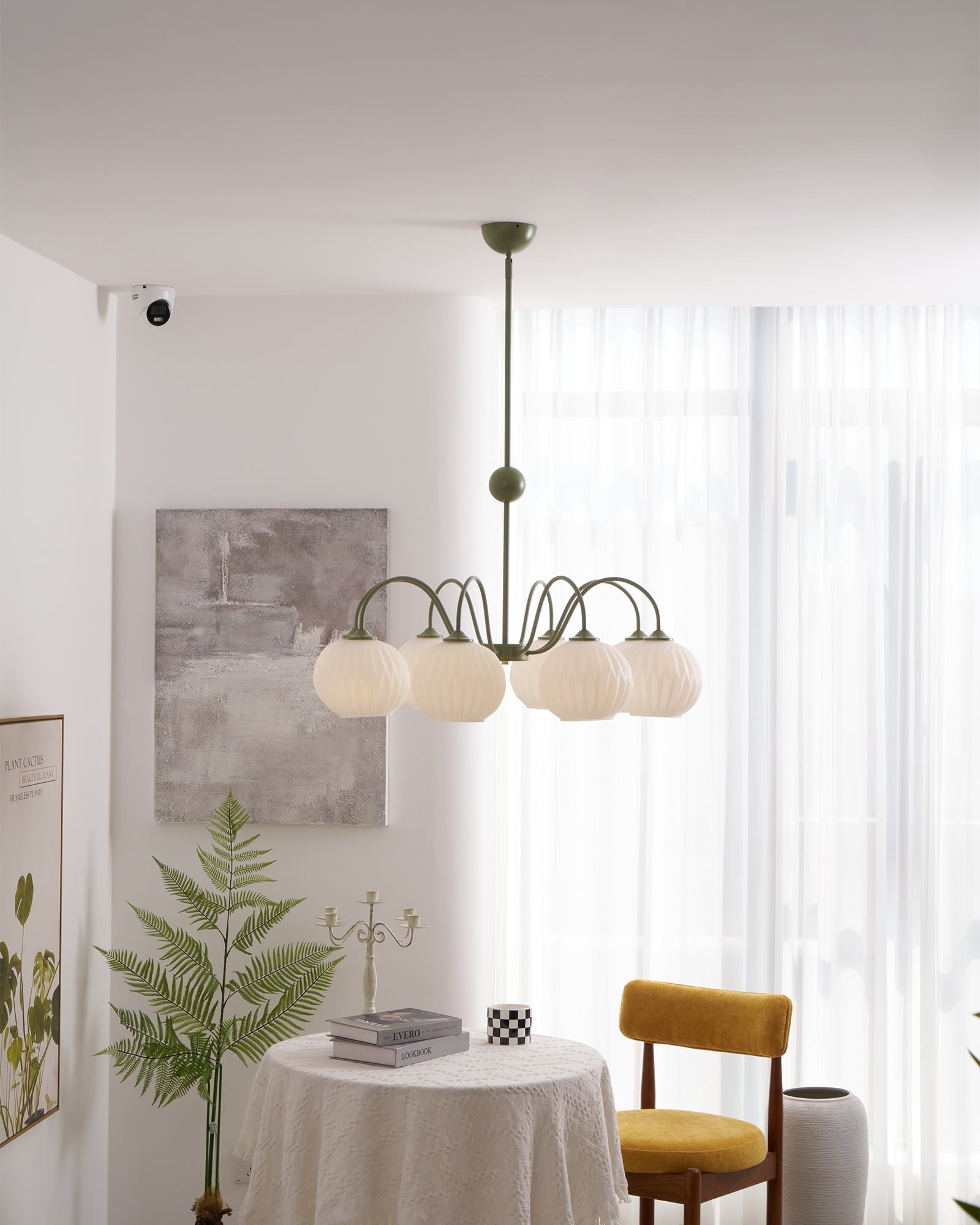 Unoryra Individual Creativity Metal Glass Chandelier - Lamp Copper