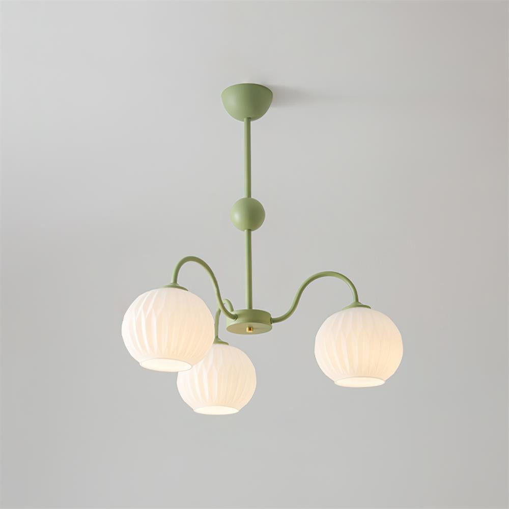 Unoryra Individual Creativity Metal Glass Chandelier - Lamp Copper