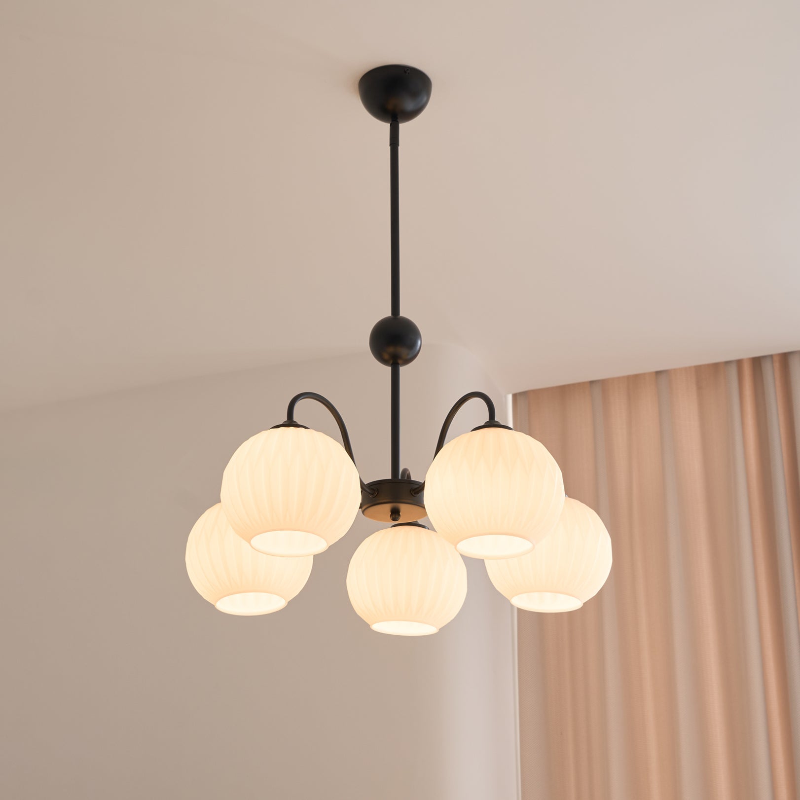 Unoryra Individual Creativity Metal Glass Chandelier - Lamp Copper