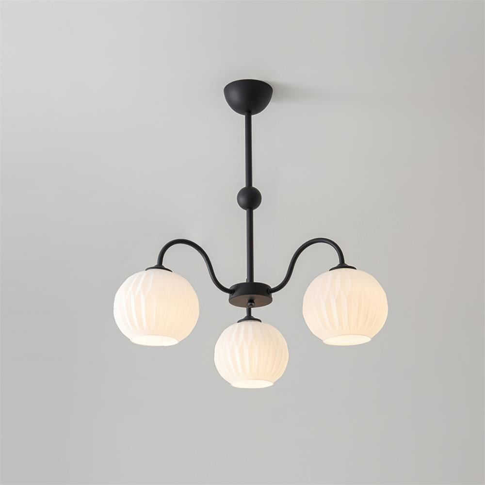 Unoryra Individual Creativity Metal Glass Chandelier - Lamp Copper