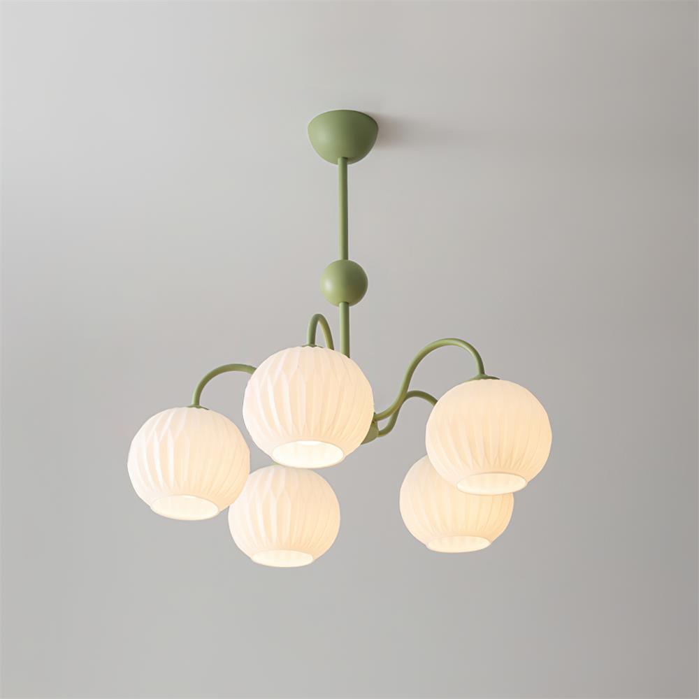 Unoryra Individual Creativity Metal Glass Chandelier - Lamp Copper