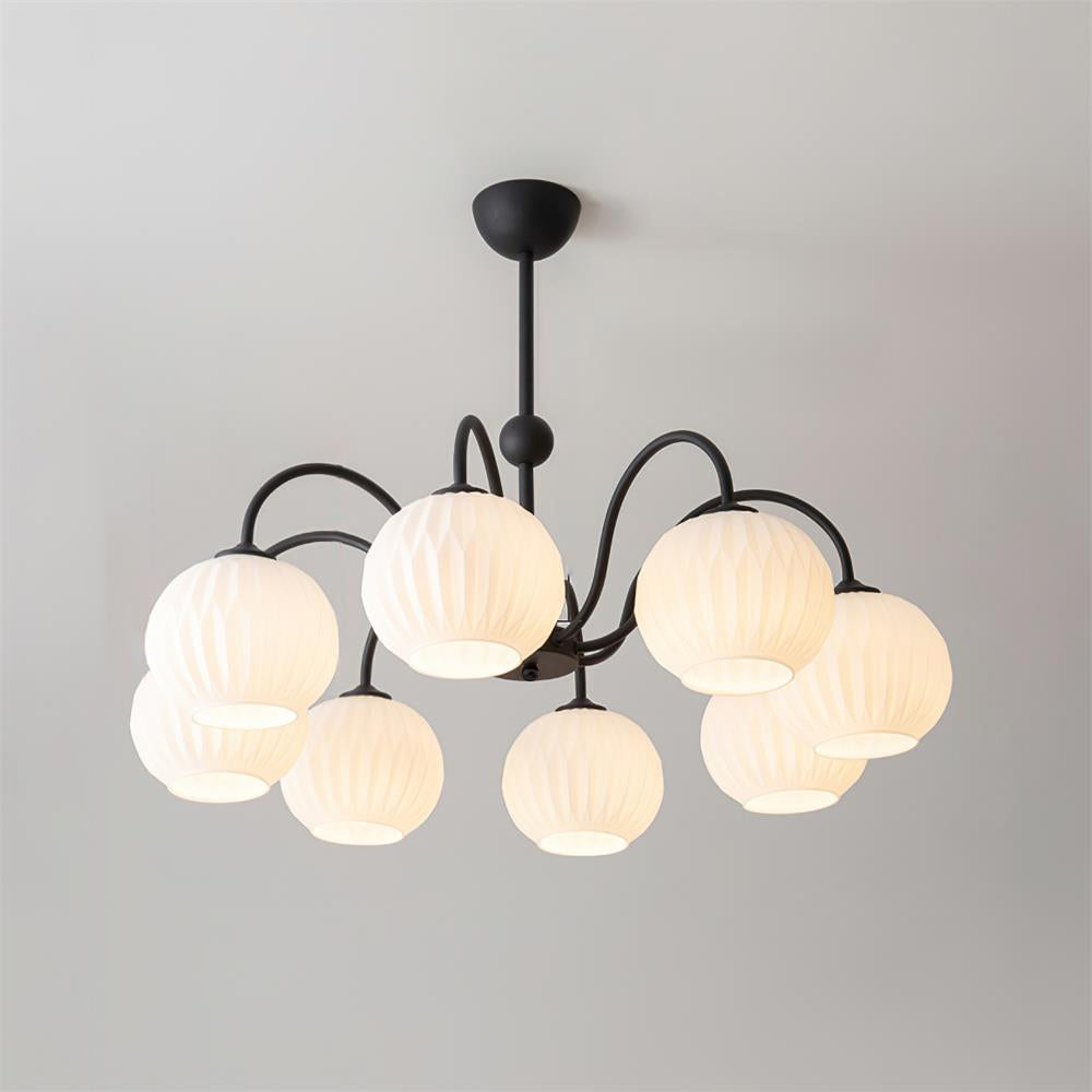 Unoryra Individual Creativity Metal Glass Chandelier - Lamp Copper