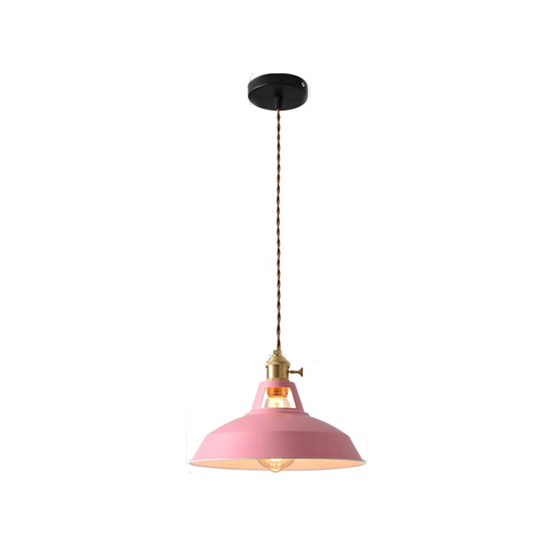 Jojo Lampe Suspension Luminaire Vintage. Métal. Noir/Blanc. Salle à Manger - Neutralighting