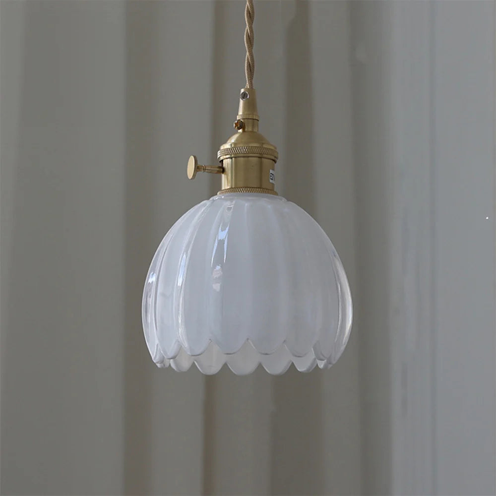 Valentina Rétro LED Suspension Verre Salon - Neutralighting