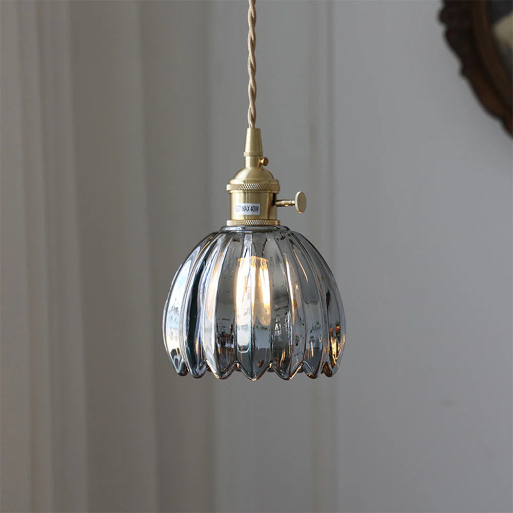 Valentina Rétro LED Suspension Verre Salon - Neutralighting