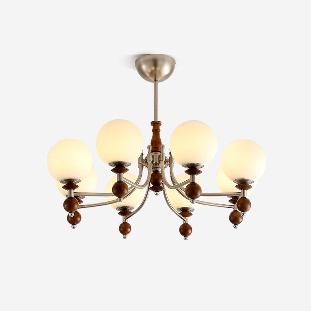 Retro Ellan Lustre Globe en Verre Poli - Neutralighting