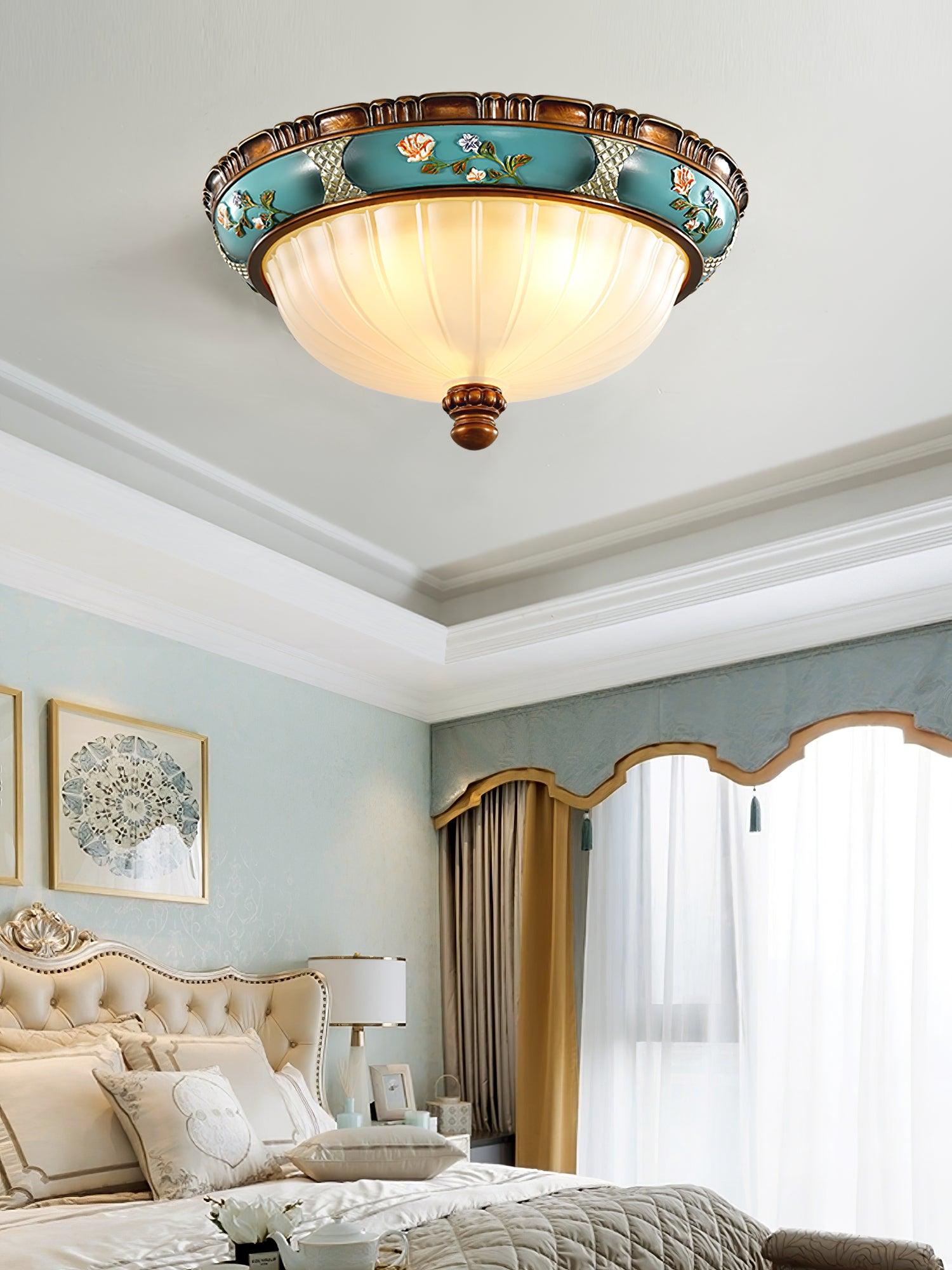 Solara Plafonnier Floral Encastré Vintage - Neutralighting