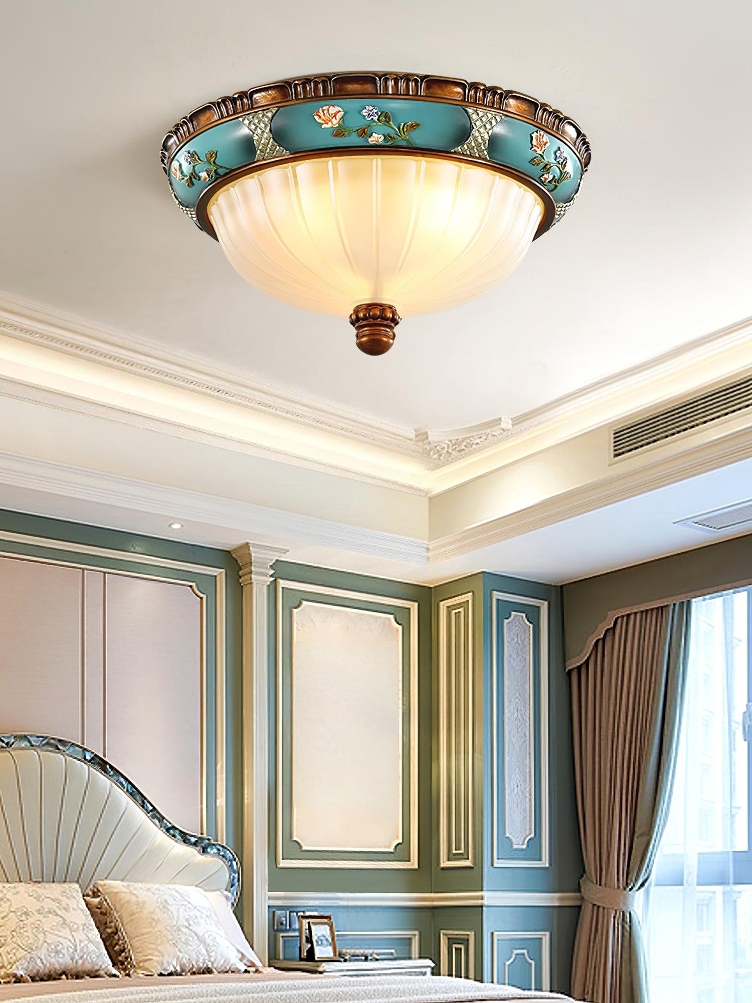 Solara Plafonnier Floral Encastré Vintage - Neutralighting