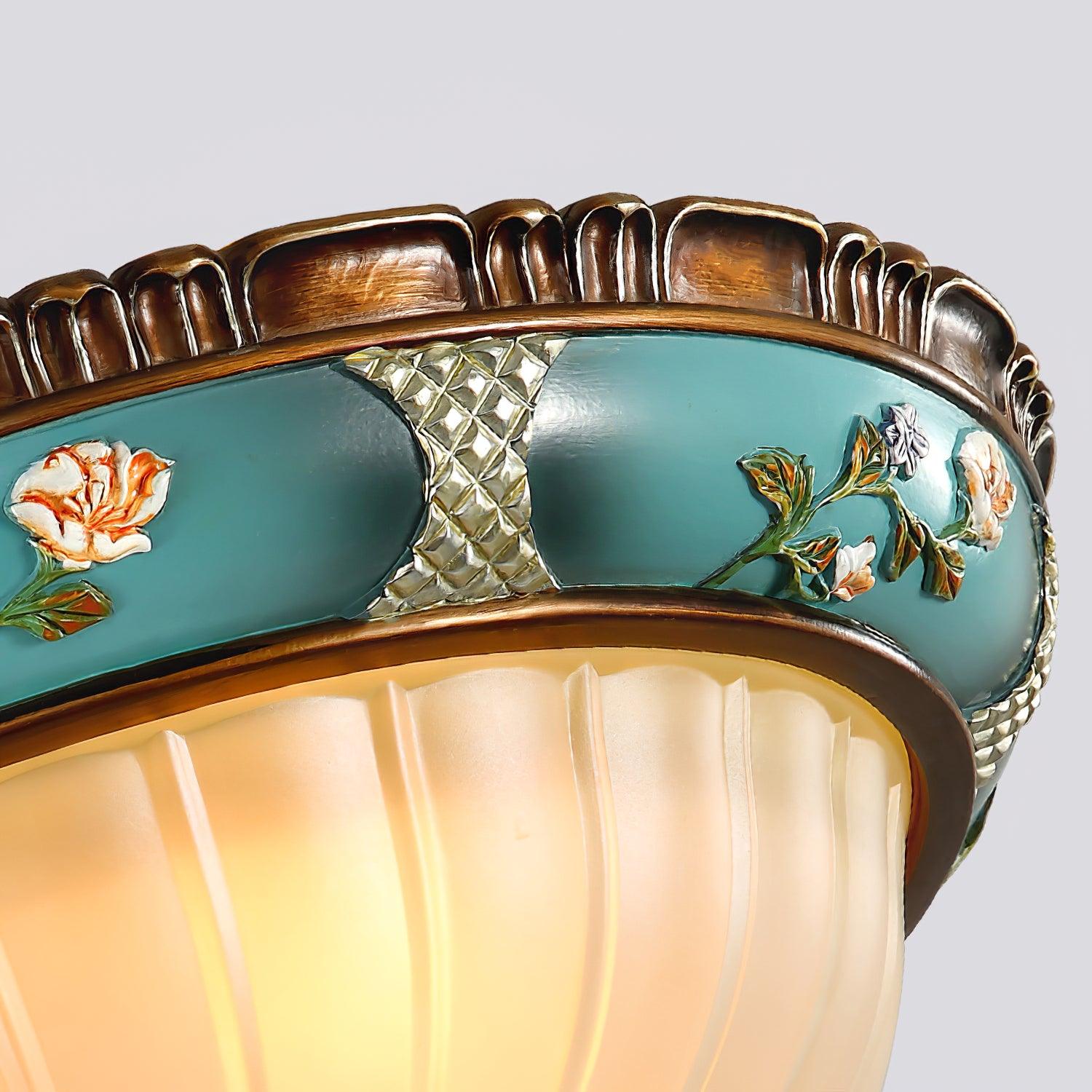 Solara Plafonnier Floral Encastré Vintage - Neutralighting