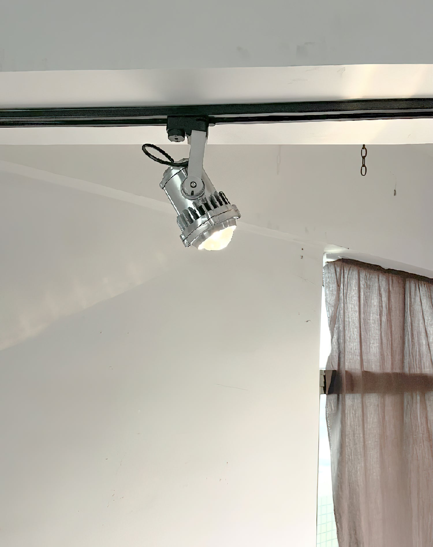 Avvelos Retro Industrial Metal Glass Track Lights - Lamp Copper