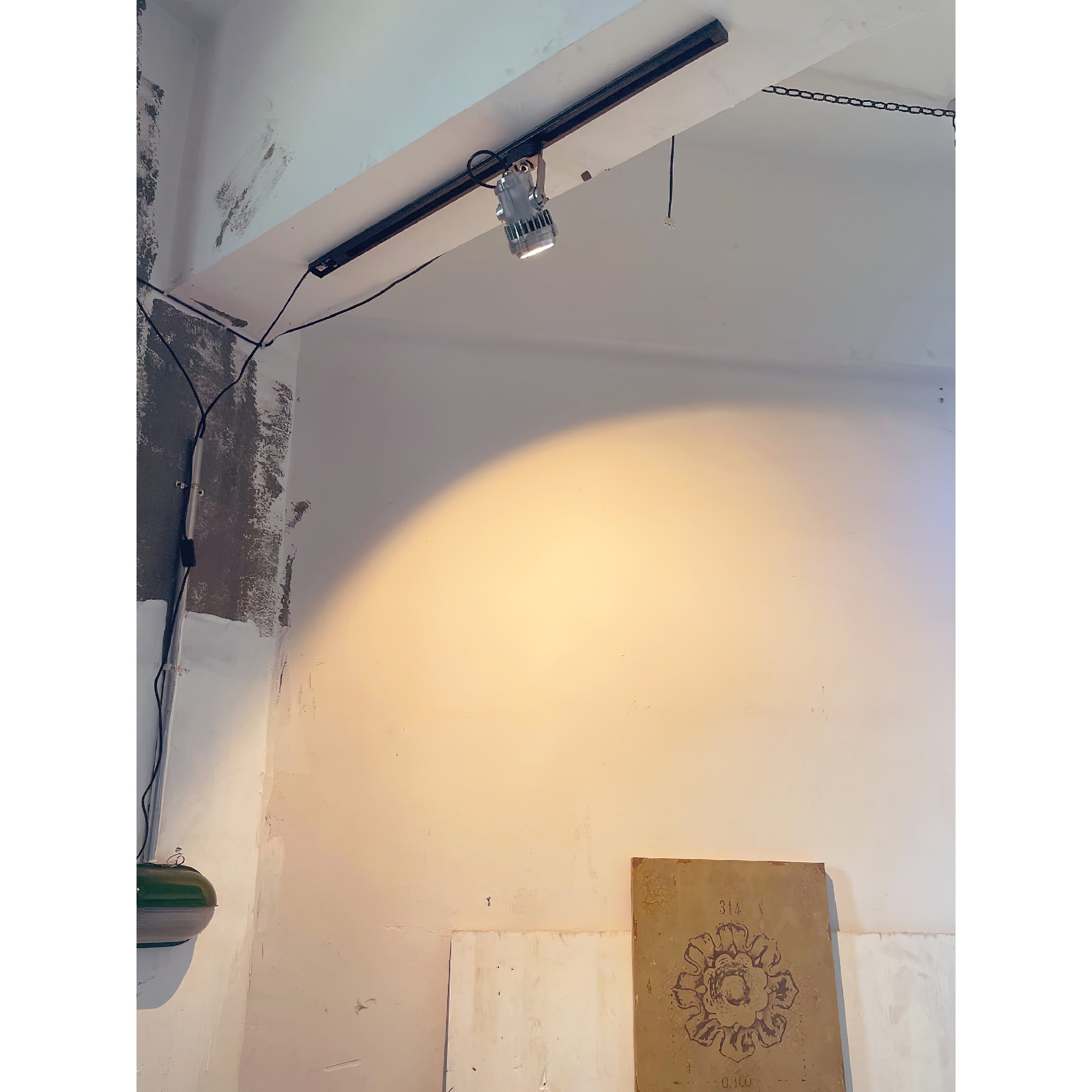 Avvelos Retro Industrial Metal Glass Track Lights - Lamp Copper