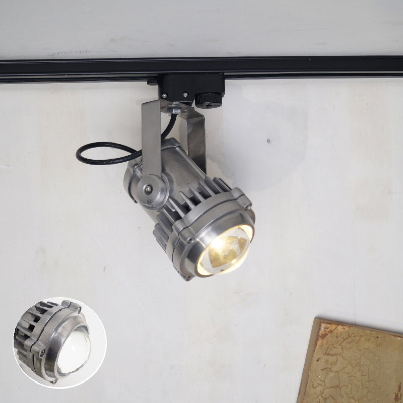 Avvelos Retro Industrial Metal Glass Track Lights - Lamp Copper