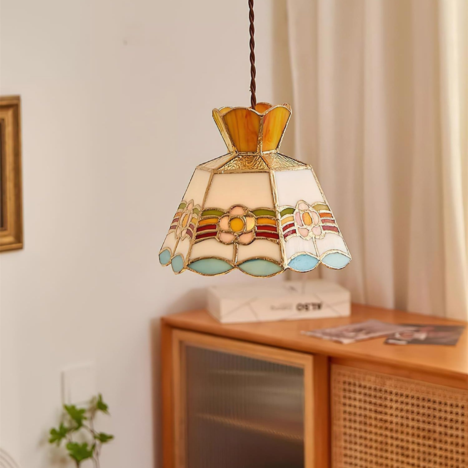 Garden Suspension verre Multicolore