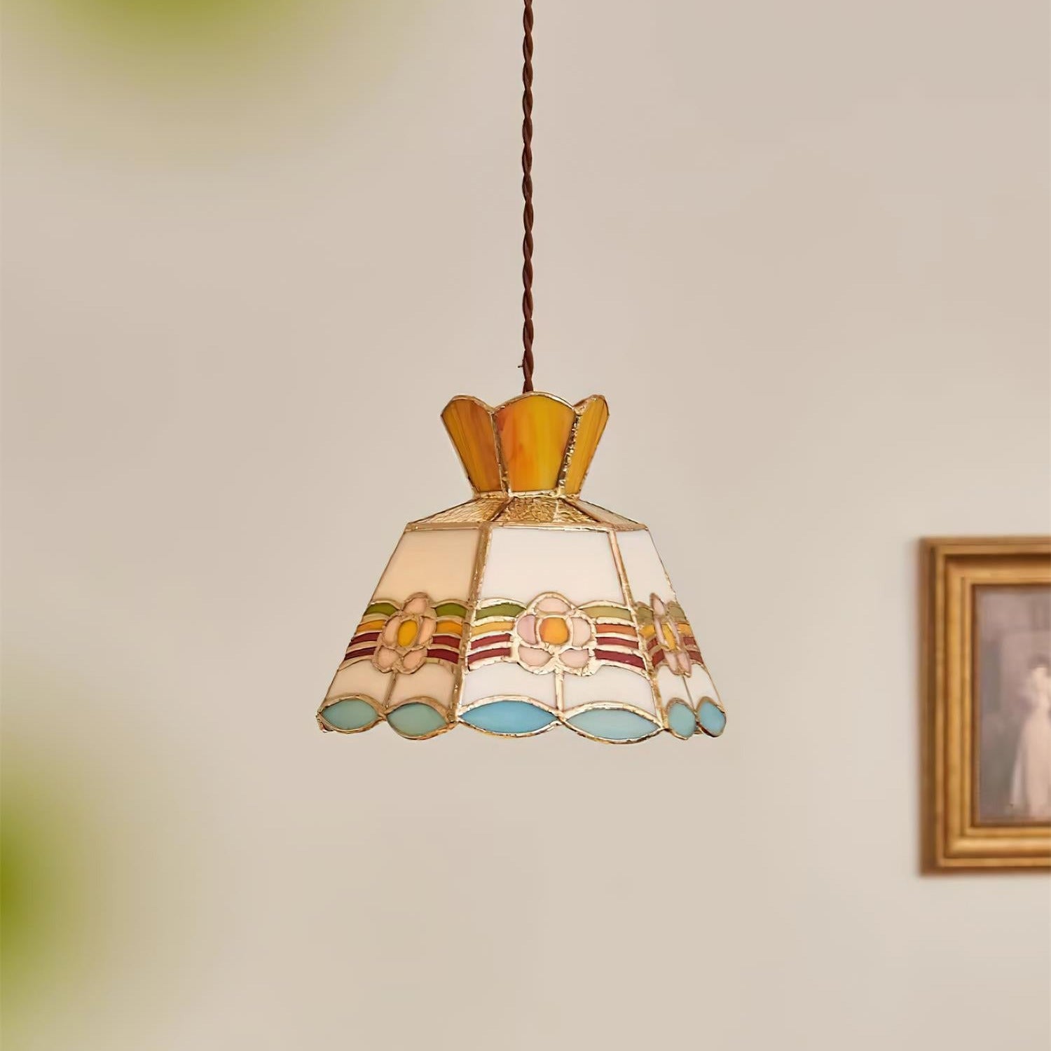 Garden Suspension verre Multicolore