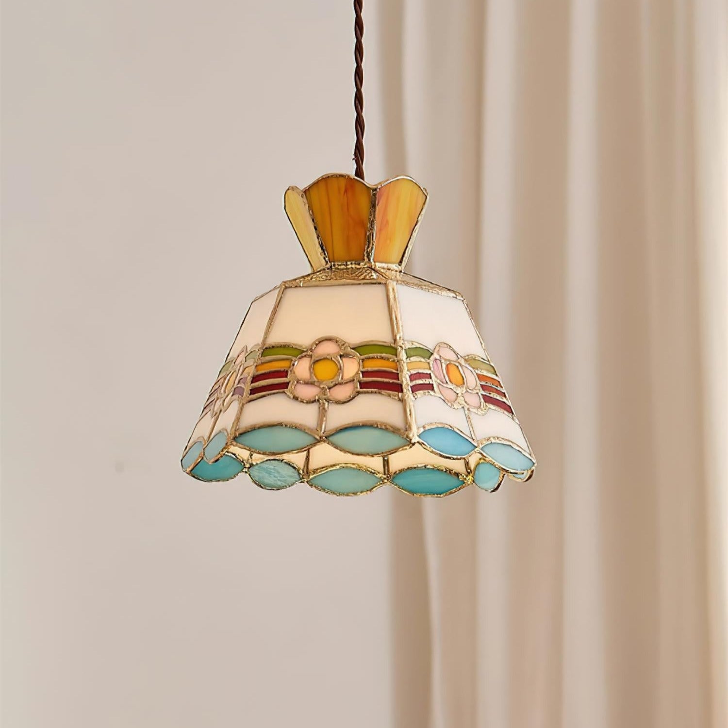 Garden Suspension verre Multicolore