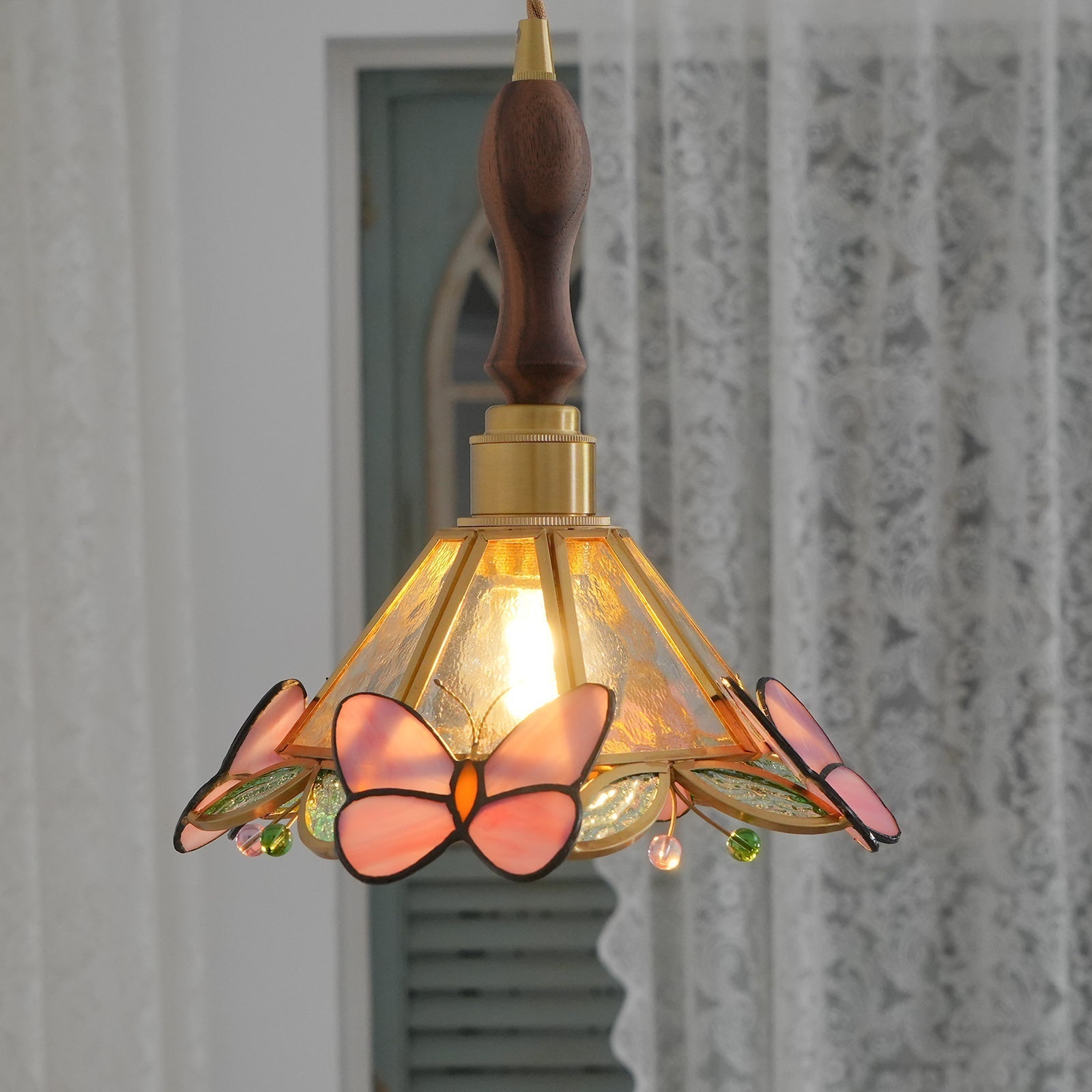 Tiffany Suspension Papillon Rétro - Neutralighting