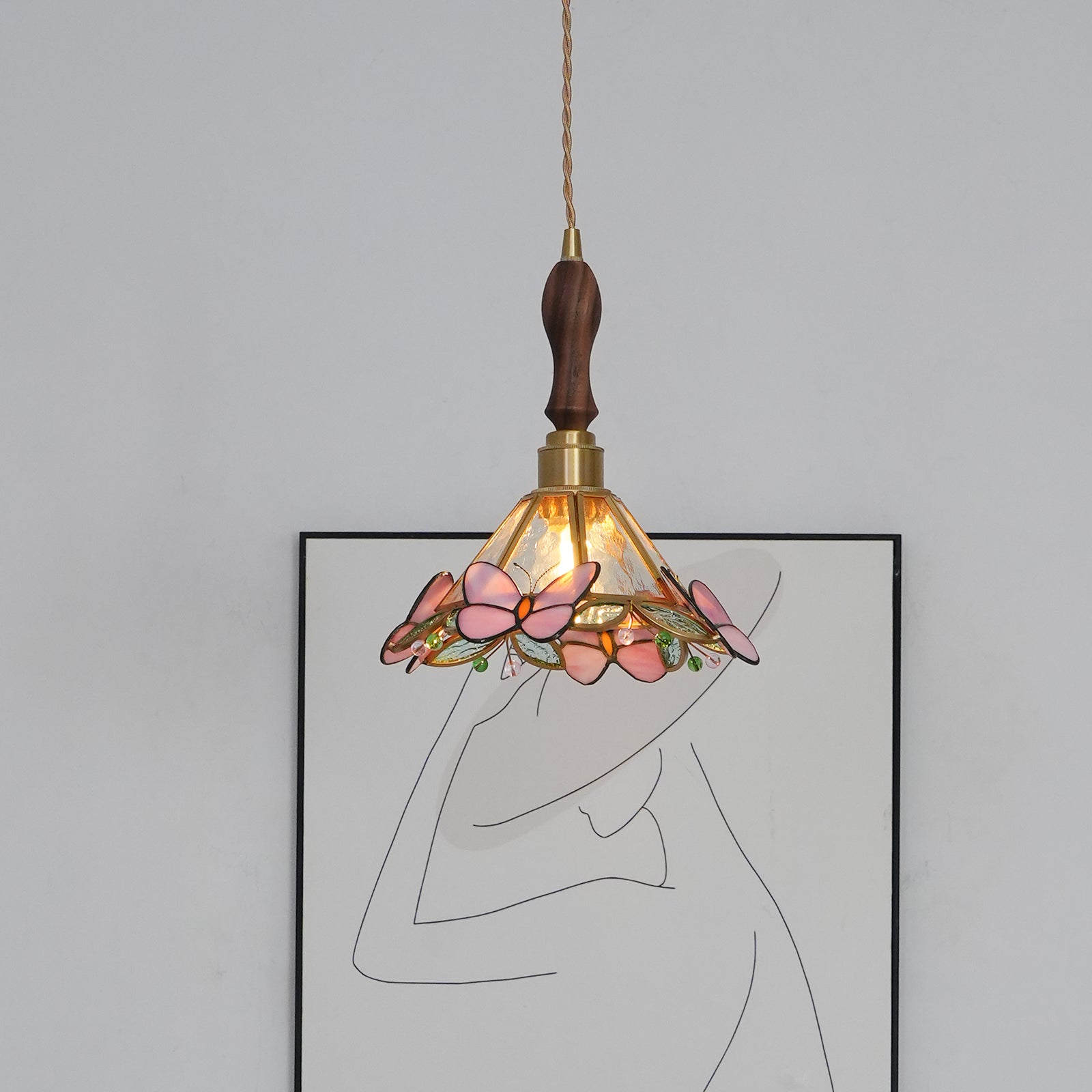 Tiffany Suspension Papillon Rétro - Neutralighting