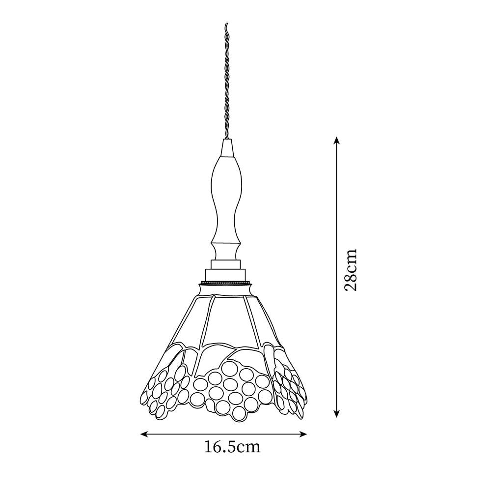 Tiffany Suspension Papillon Rétro - Neutralighting