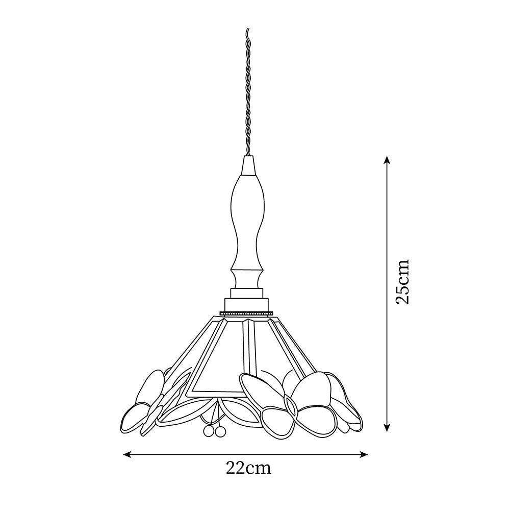 Tiffany Suspension Papillon Rétro - Neutralighting